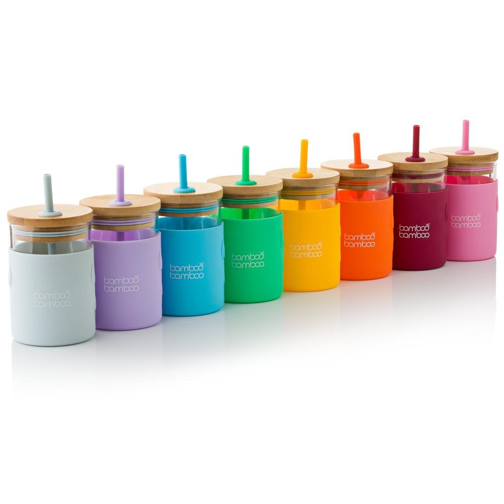 
            
                Load image into Gallery viewer, bb Toddler Jar with Straw bamboo bamboo 
            
        