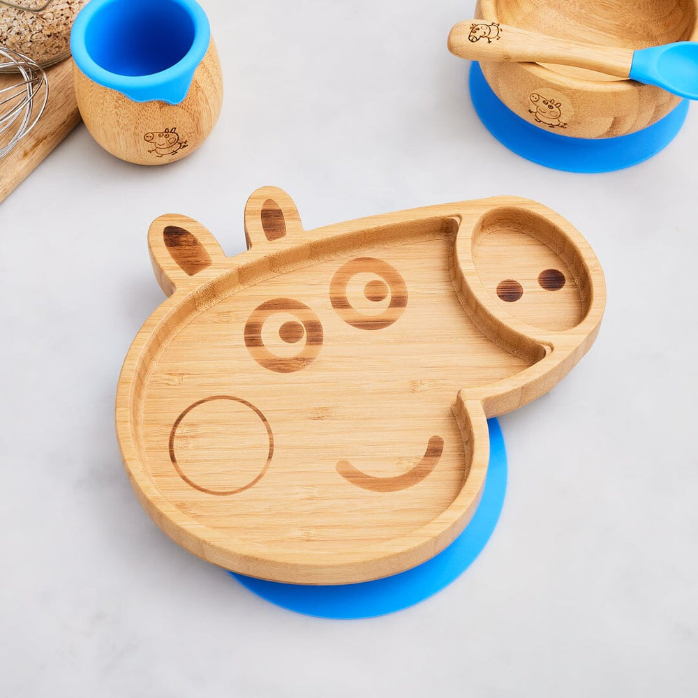 George Pig Bamboo Suction Plate bamboo bamboo 