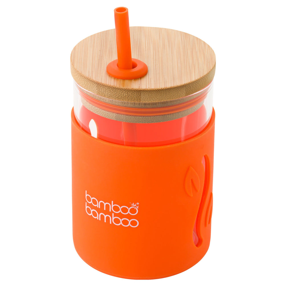 bb Toddler Jar with Straw bamboo bamboo Orange 
