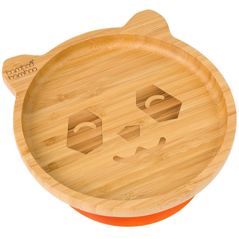 
            
                Load image into Gallery viewer, Bamboo Big Panda Suction Plate Feeding Products bamboo bamboo Orange 
            
        