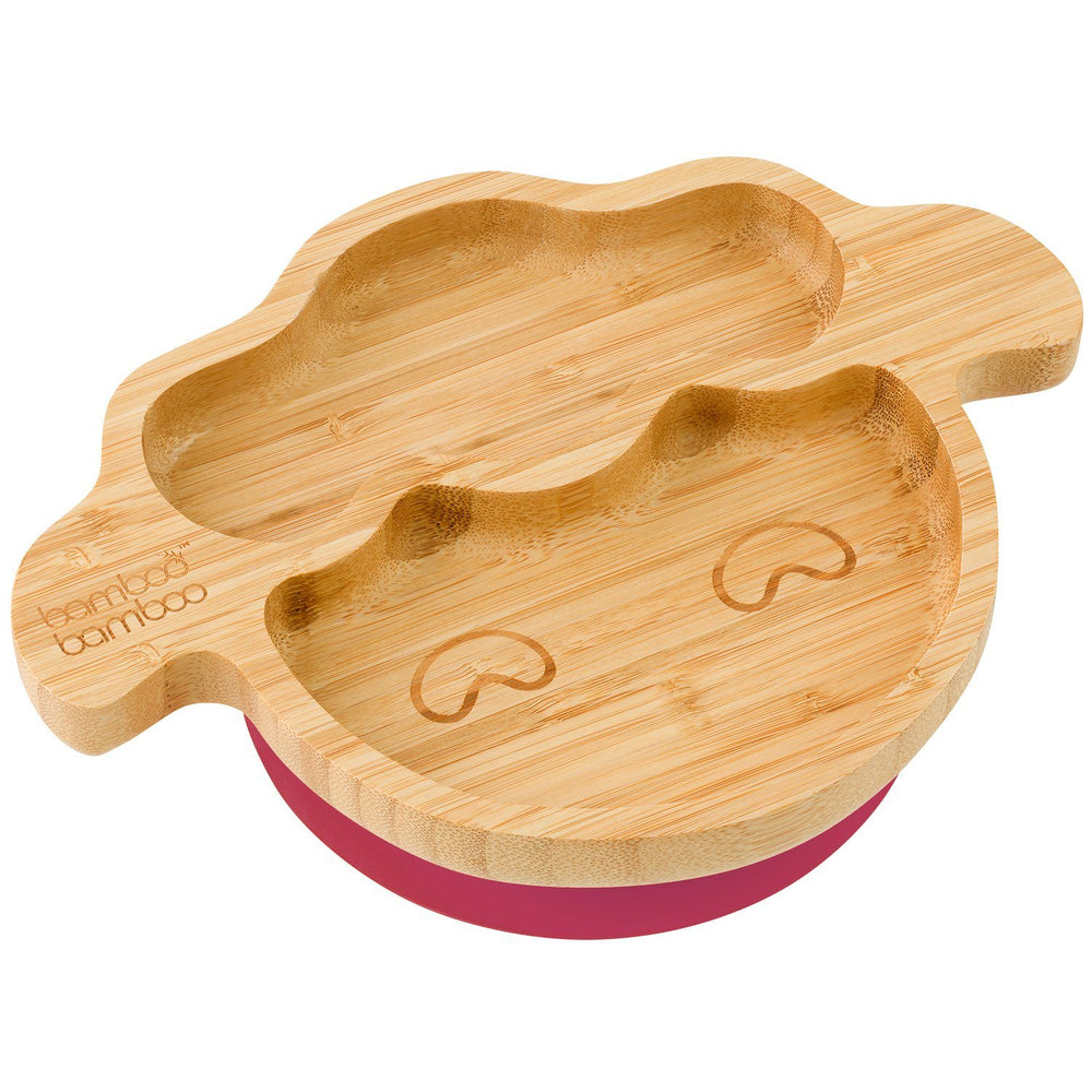 
            
                Load image into Gallery viewer, Bamboo Little Lamb Suction Plate Feeding Products bamboo bamboo Cherry 
            
        