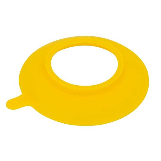 Plate Silicone Suction Rings bamboo bamboo Yellow 